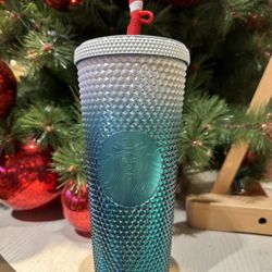 Disney Park Mickey Starbucks Christmas Candy Cane Cup