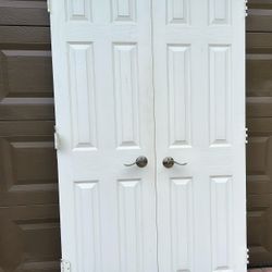 48" X 80" 6-Panel French Double Door 