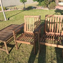 Teak Furniture Outdoors 3 Piece