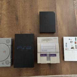 Vintage Game Consoles And Games