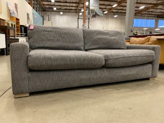 RESTORATION HARDWARE Grey Maxwell Sofa