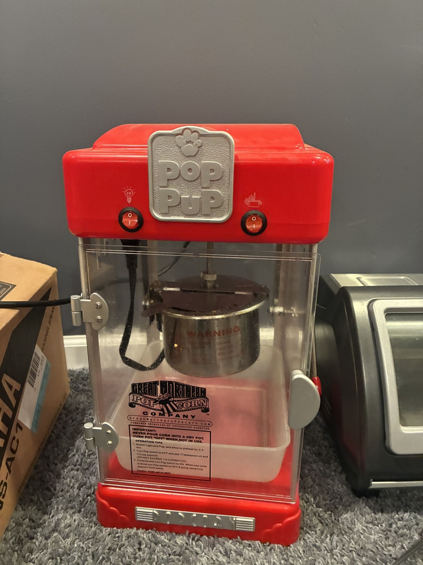 Mini popcorn machine