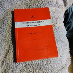 MERCEDES-BENZ TYPE 300 SL  SPARE PARTS LIST   Edition  C