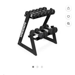 Weider Weight Set With Rack