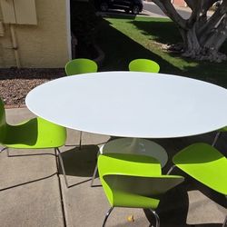 White Table