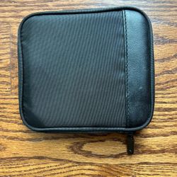 DVD/CD padded zipper case black
