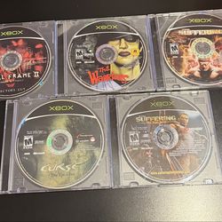 Original Xbox Horror game lot