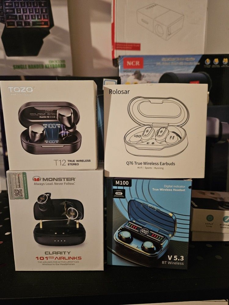 New Wireless Earbuds $25 Each