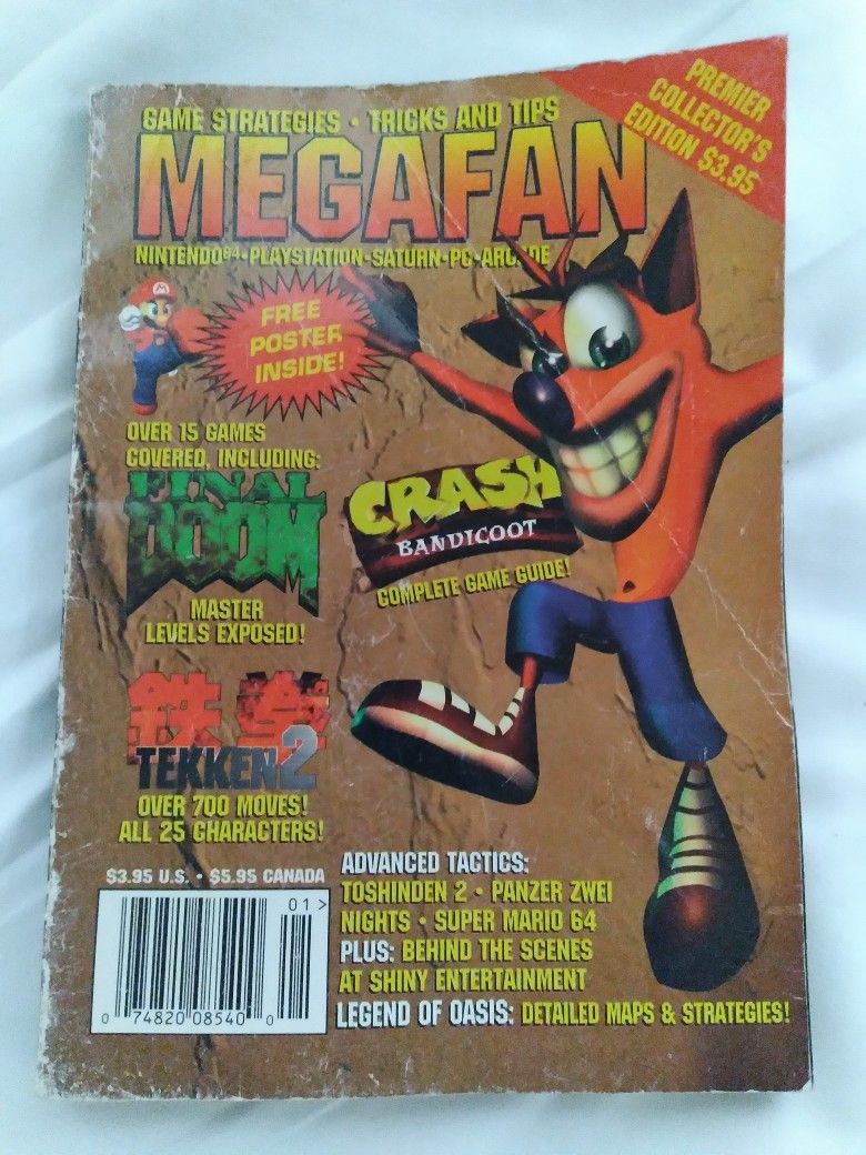 Megafan Volume 1 Issue 1 Game Guide