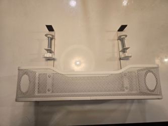 Under desk organizer tray