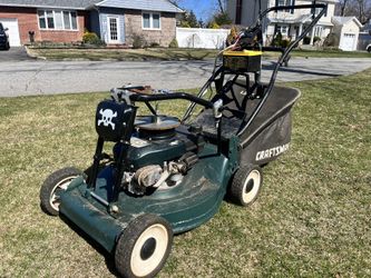 Homemade Craftsman Gas Push Lawnmower Electric Start Youtuber Project