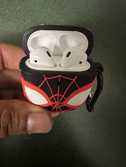 Apple AirPods with Spider-Man Silicone Case