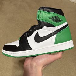 Size 9 - Air Jordan 1 Retro OG High Lucky Green Black 2023