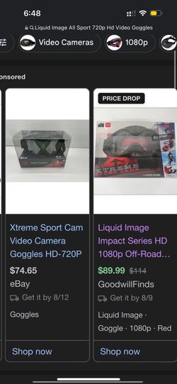 Liquid Image All Sport 720p Hd Video Goggles