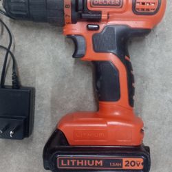 Black and Decker 20 Volt Drill