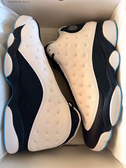 Air Jordan 13 White Navy Blue Sneakers