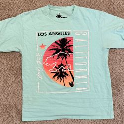 California / Los Angeles Graphic Tee (Mint)