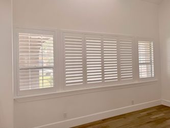 Solid Wood Plantation Shutters for Windows, Sliding Doors & Closet Doors - Factory Direct Pricing & Professional Installation (Persianas de Madera)