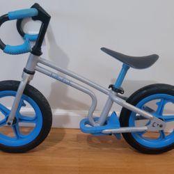 Chillafish Fixie Balance Bike Blue w/ Dropbars and Footbrake