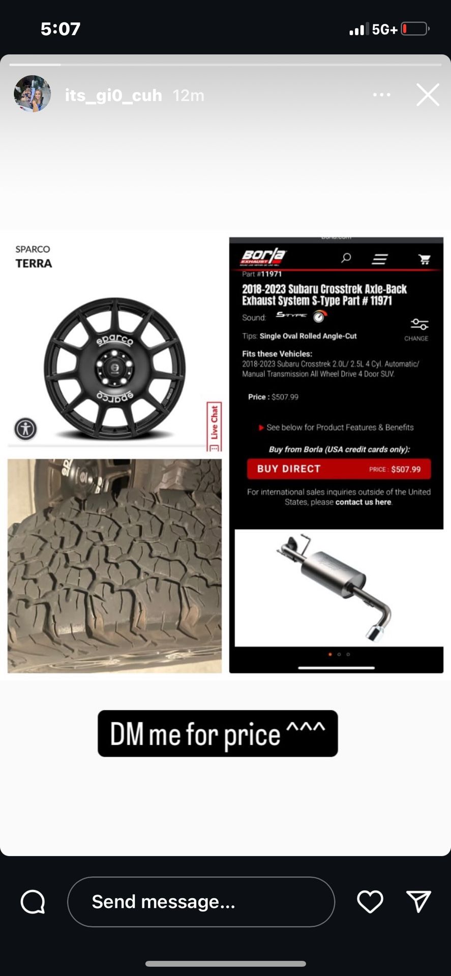 Rims Tires And Exhaust