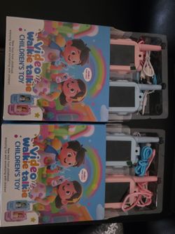 New kids video walkie talkies $20 ea set