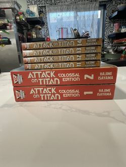 Attack On Titan Colossal Edition Vol 1,2 & Attack On Titan Vol 11-14