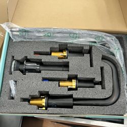 Black Bathroom Faucet 3 Hole