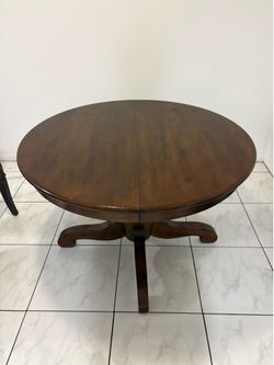 Dining room table and chairs