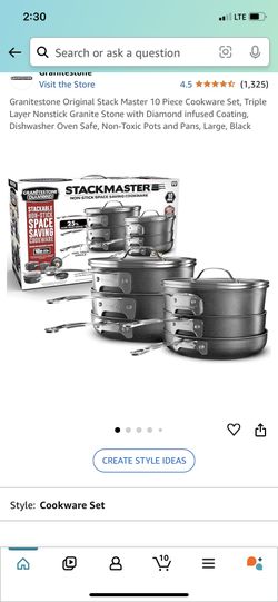  Cookware Granitestone Stackmaster 