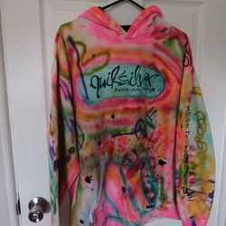Vintage Quicksilver Aurora Hoodie Size Large