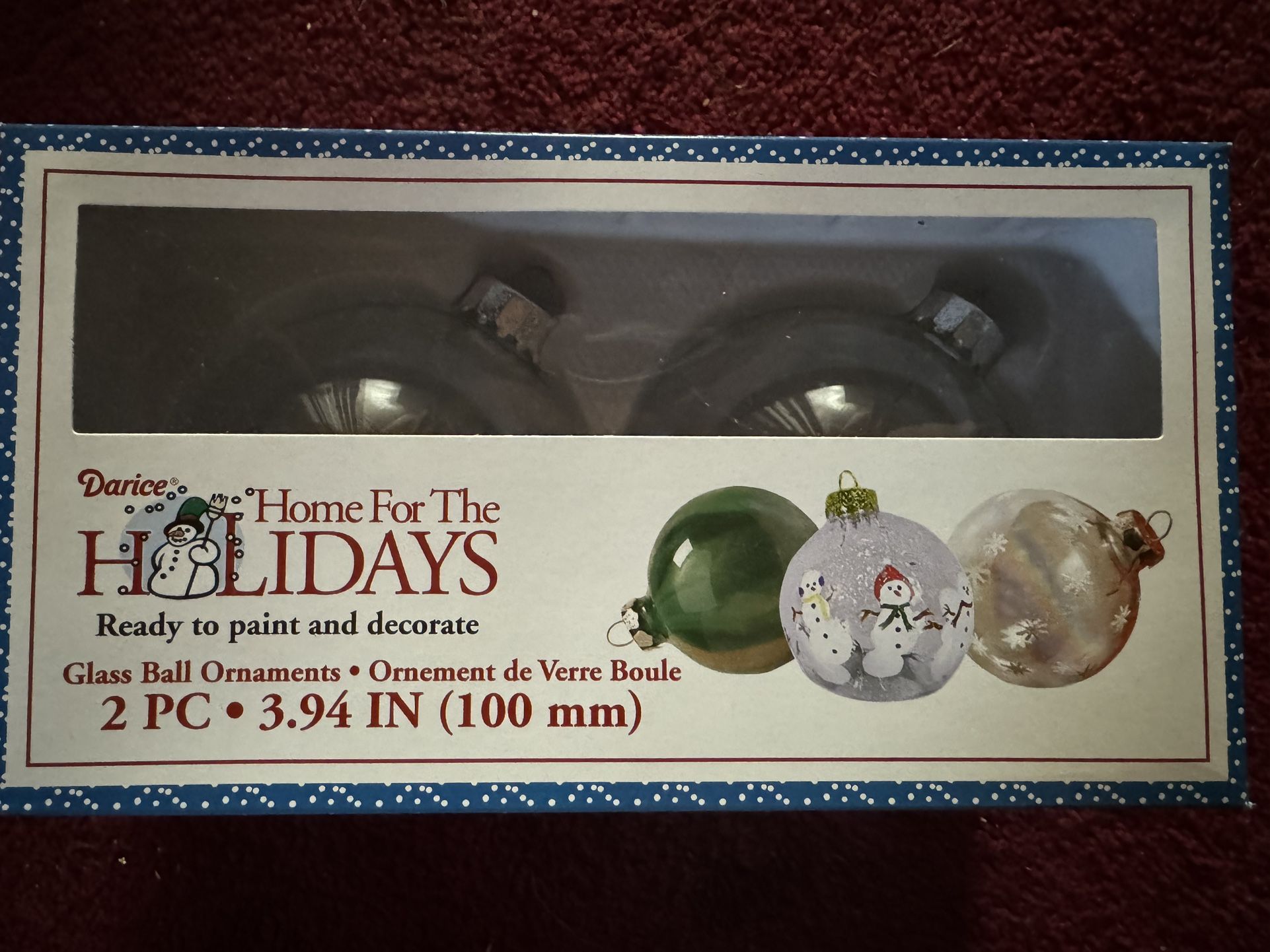 CRAFTERS ……OVER 1,150 Glass round Ornaments Sold As Whole Lot