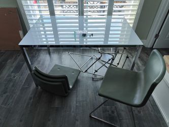 Glass Table And Chairs