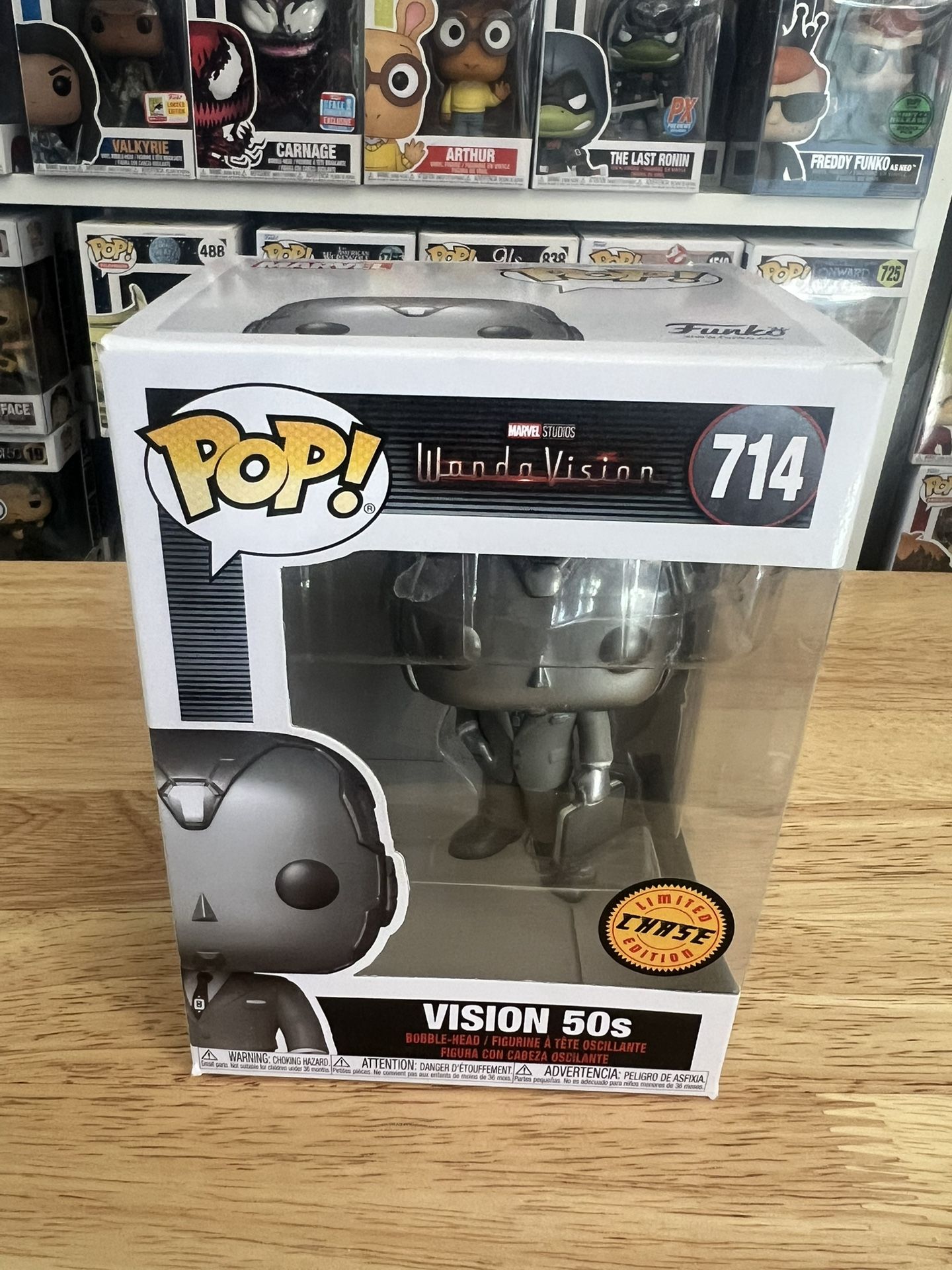 CHASE LIMITED EDITION Vision 50s Wandavision Marvel Funko Pop #714 MCU Disney LE