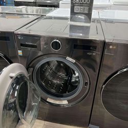 LG 5.0 cu. ft. Front Load Electric All-in-One Washer Dryer Combo 