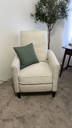 Ivory pushback recliner