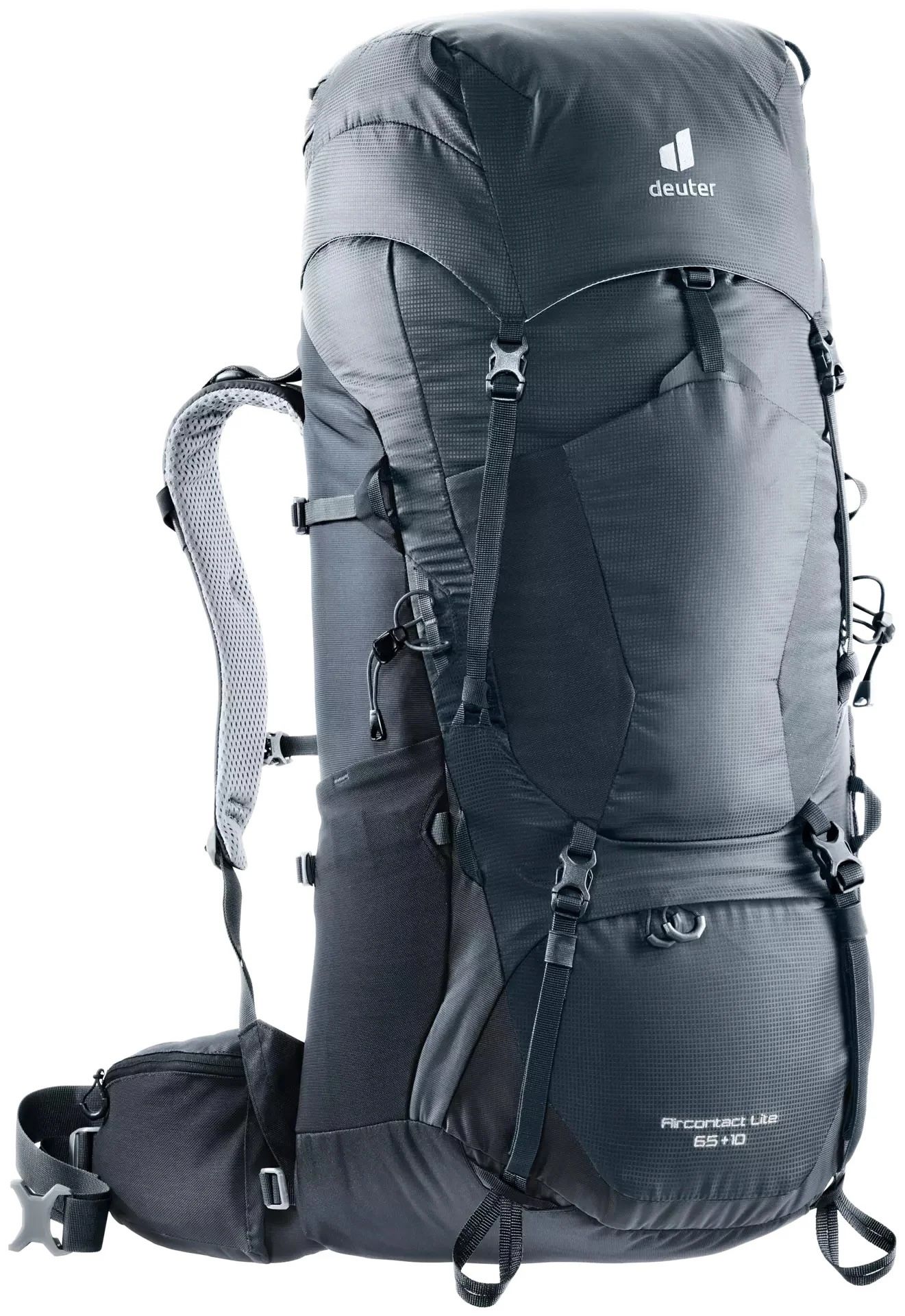 Deuter Aircontact Lite 65+10 (Men’s) Grey and Black