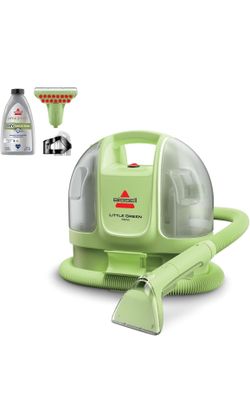 BISSELL Little Green Mini Portable Carpet and Upholstery Deep Cleaner, Car