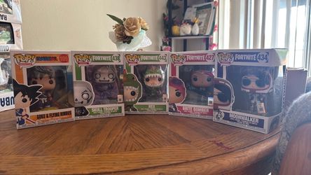 Funko Pop Lot of 5 Dragon Ball & Fortnite