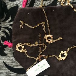 Kate Spade Gold Necklace NEW