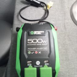 GREEN FUEL 500 Watt Modified Sine Wave Power Inverter 