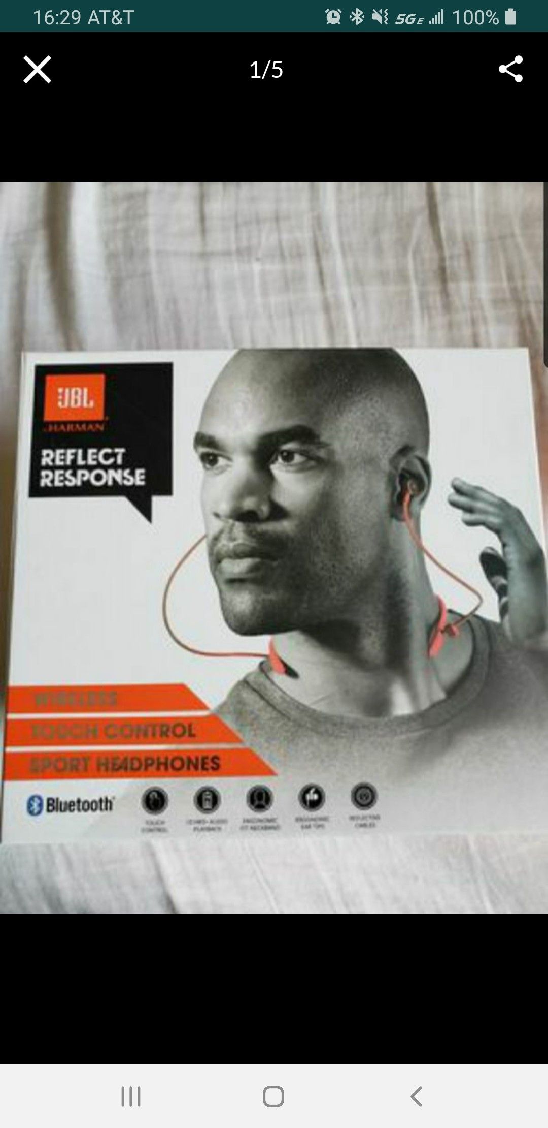 JBL Reflective Response Bluetooth/Wireless