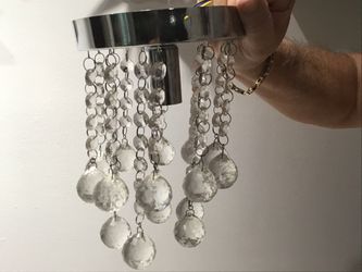 Crystal Chandelier Light Mini Style Modern Flush Mount Fixture