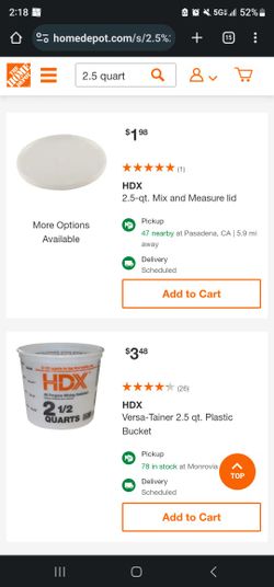 Paint Mixing Buckets