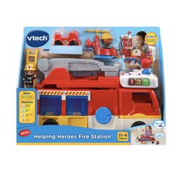VTech Helping Heroes Fire Station Playset With Two Firefighters