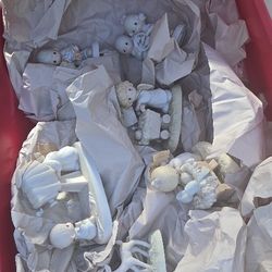 Large Tote Full Of Vintage Precious Moments 