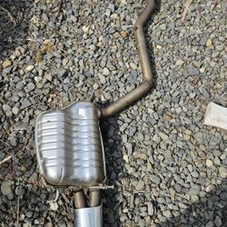 2012-2014 Mercedes-Benz C250 1.8L W204 Exhaust Pipe & Muffler