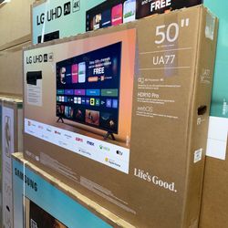 LG 50” 4K Smart TV 50UA7700