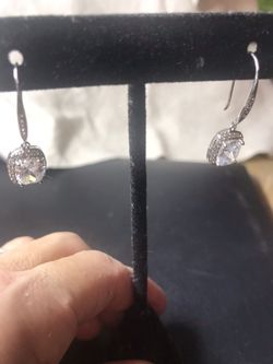 Silver earrings