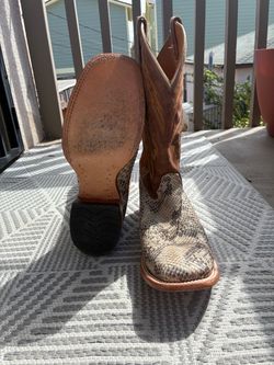 (Authentic Python) Western Cowboy Boots