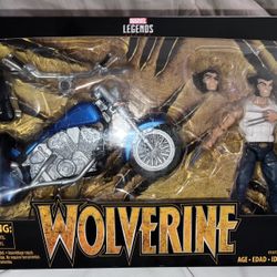 Marvel Legends Series Wolverine Motorcycle Figure